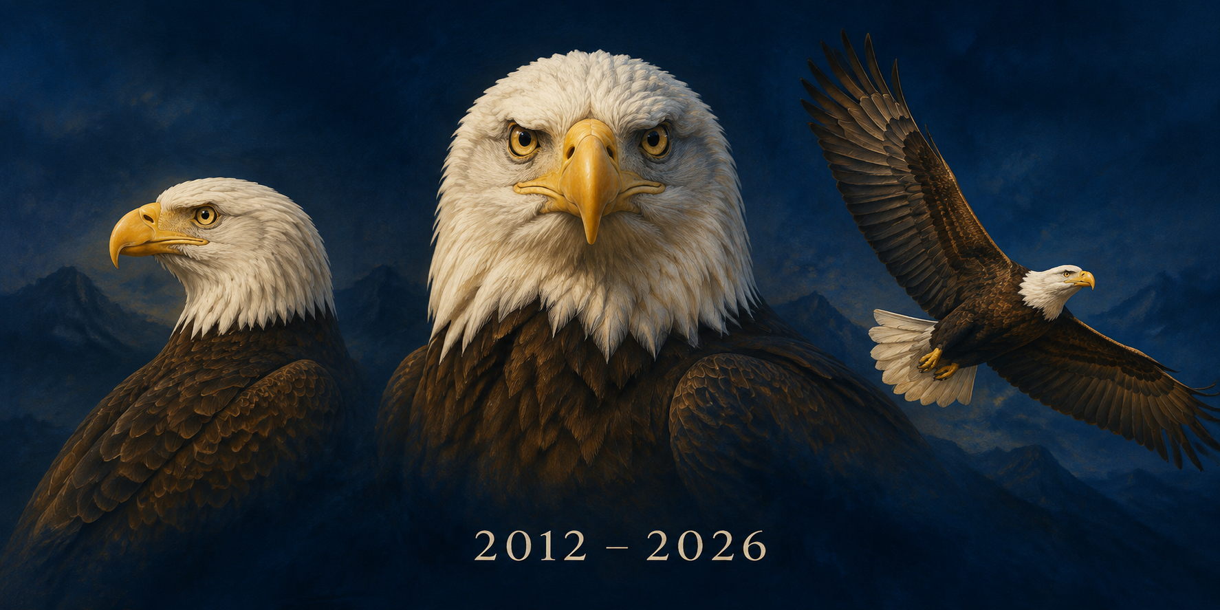 Jackie the Eagle memorial banner