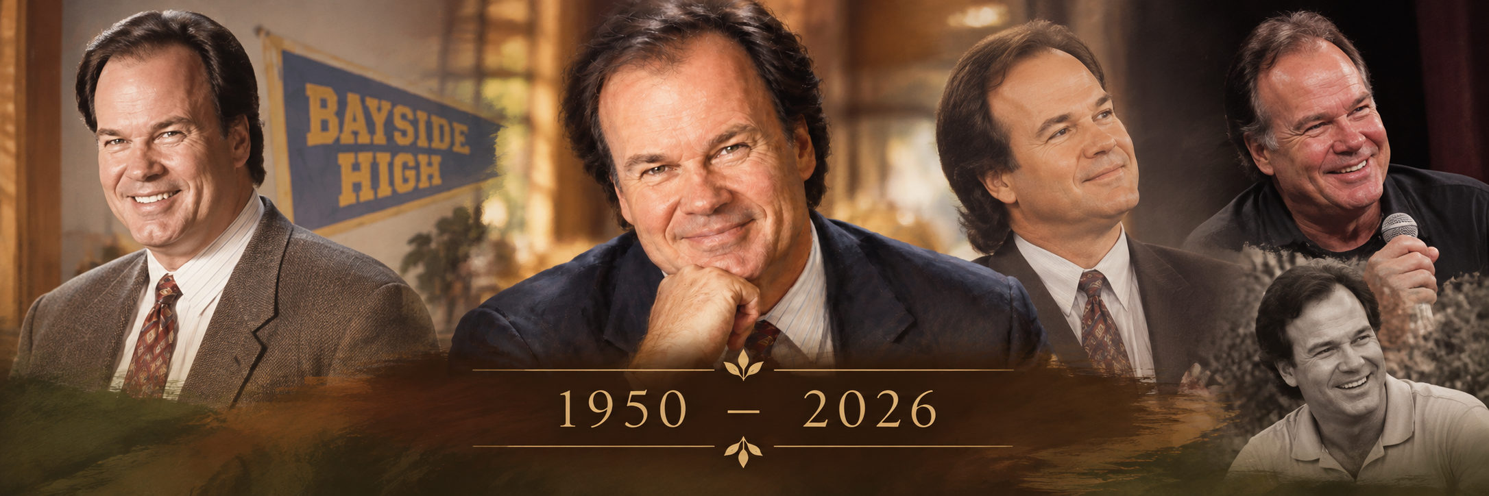 Dennis Haskins memorial banner