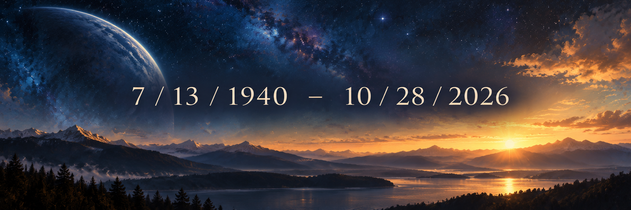 Sir Patrick Stewart memorial banner