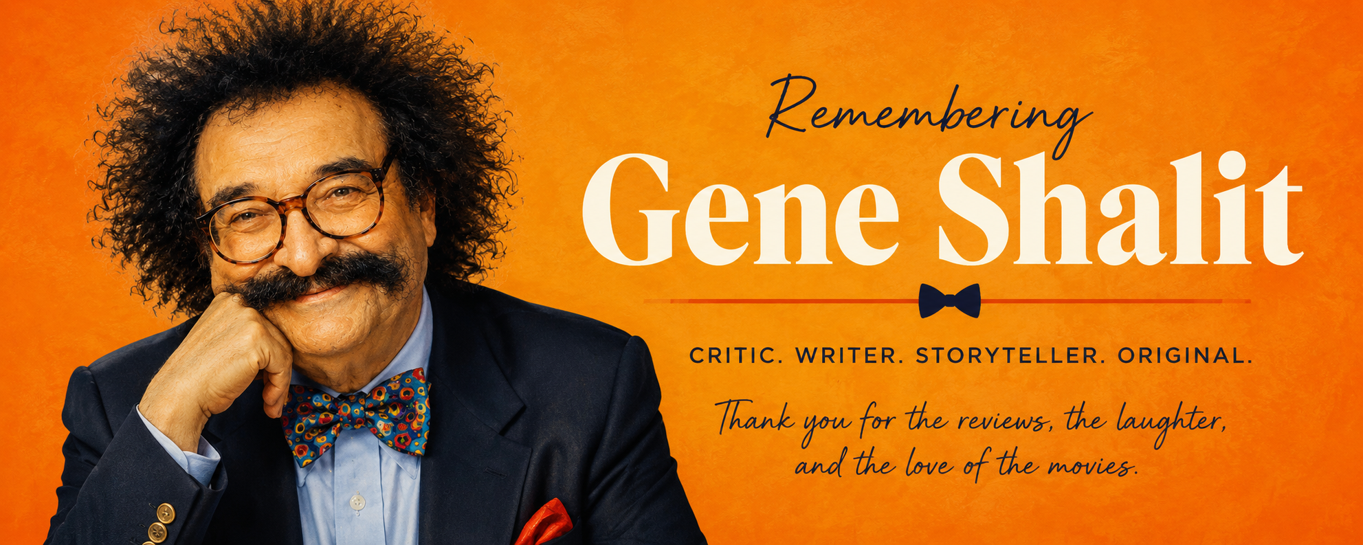 Gene Shalit memorial banner