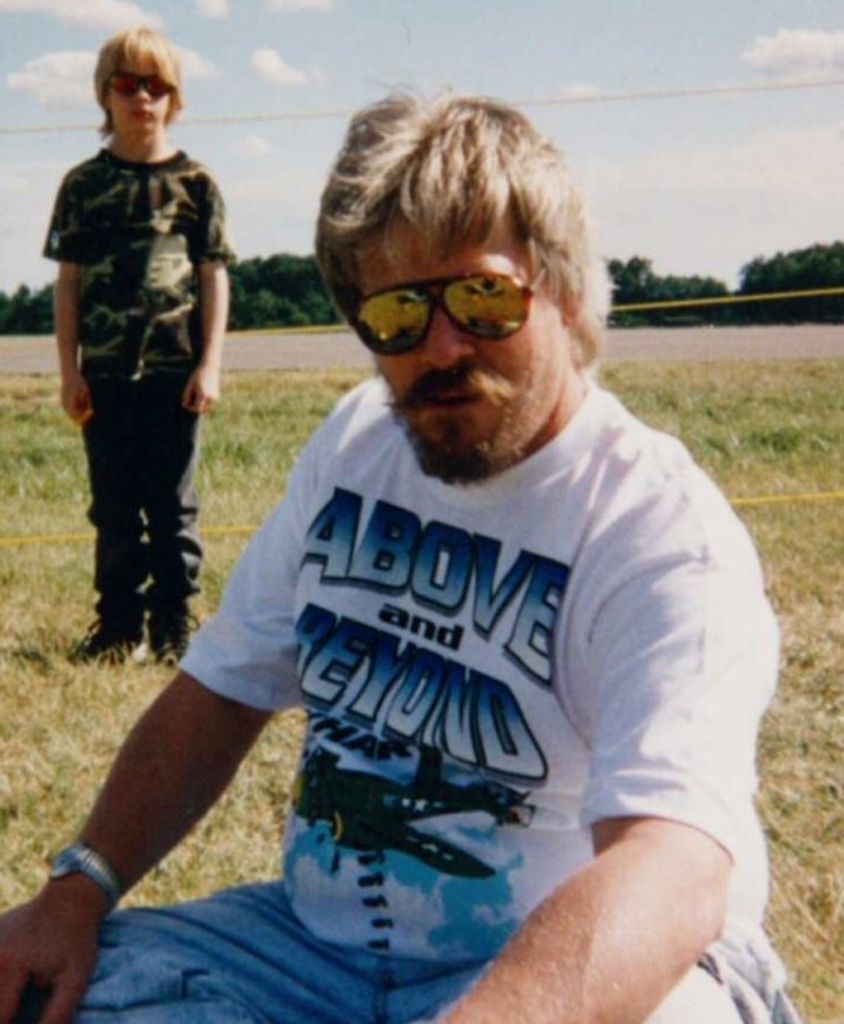 Jeff and his son shortly after we met