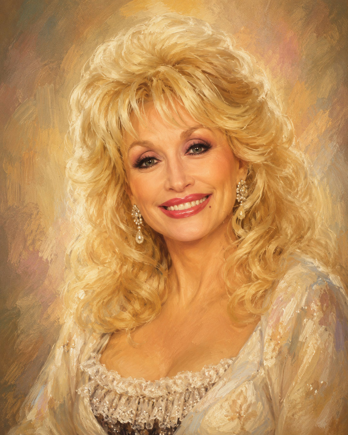 Dolly Parton memorial portrait