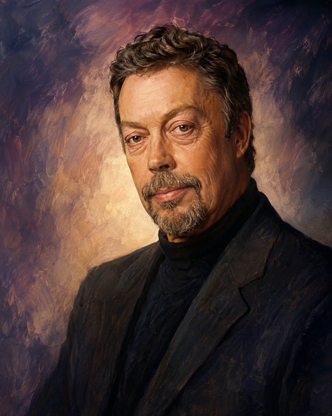 Tim Curry memorial portrait